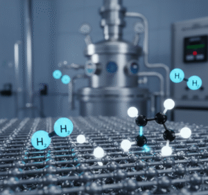 Catalytic hydrogenation of olefins