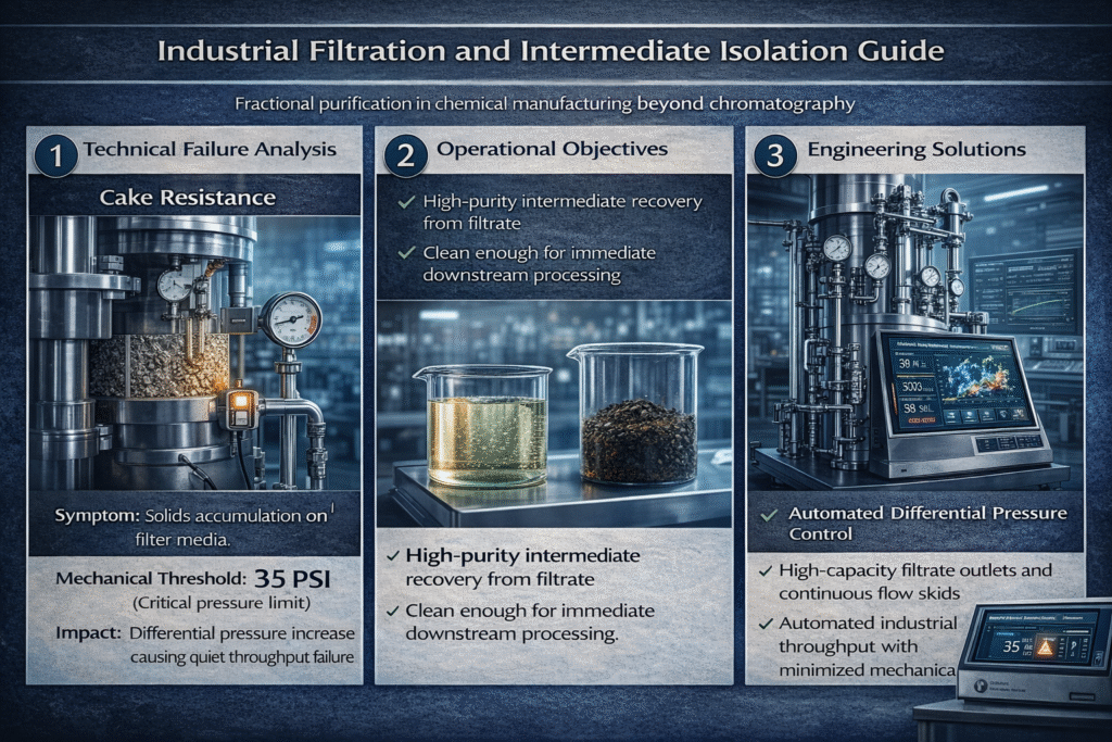 fractional purification in chemical manufacturing
