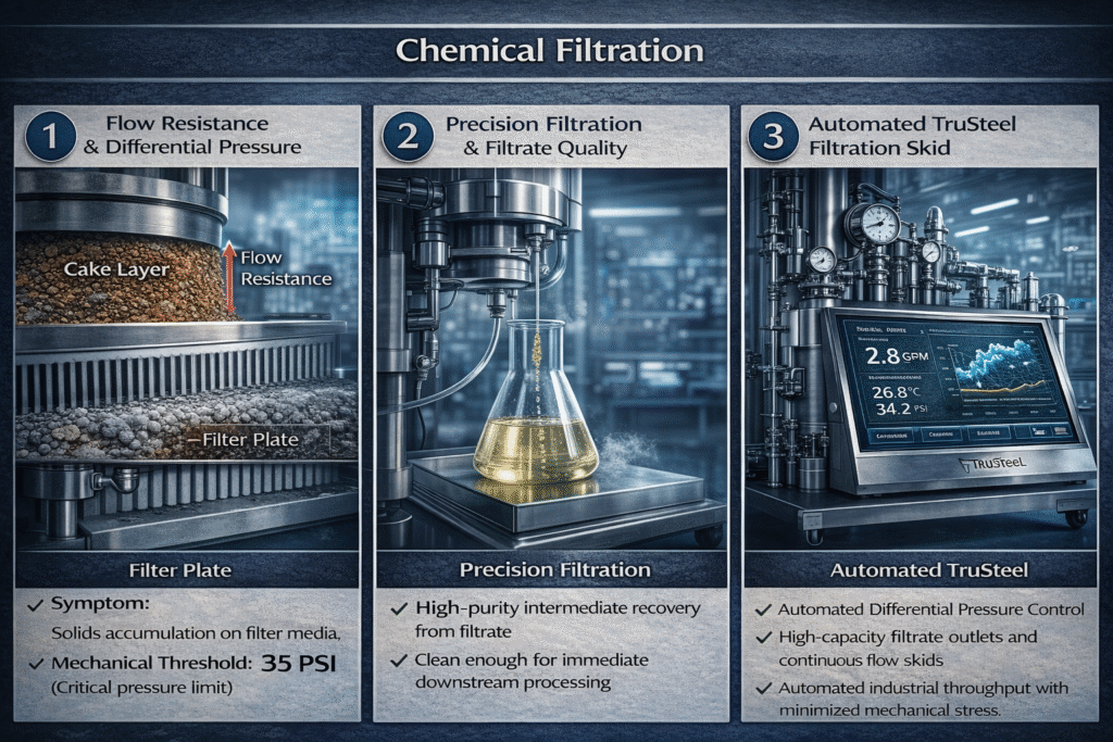 fractional purification in chemical manufacturing