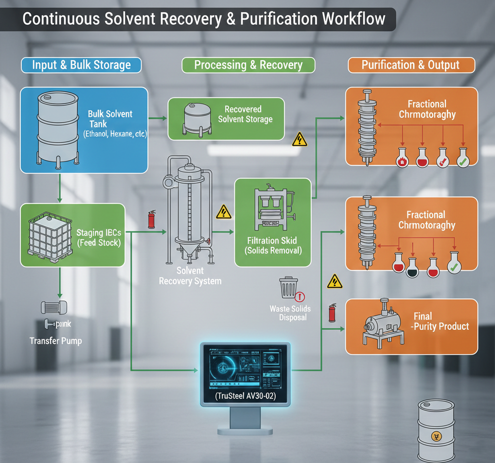 fractional purification in chemical manufacturing